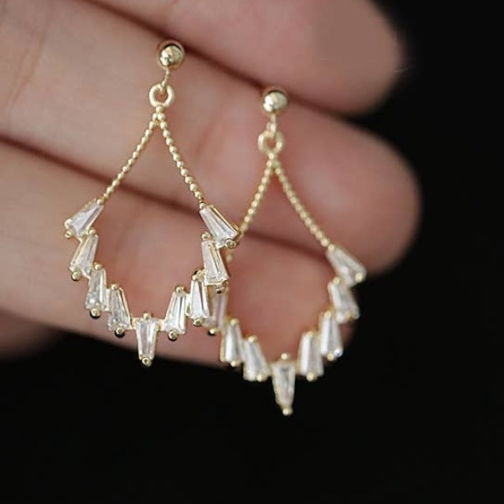 Fairy zircon earrings